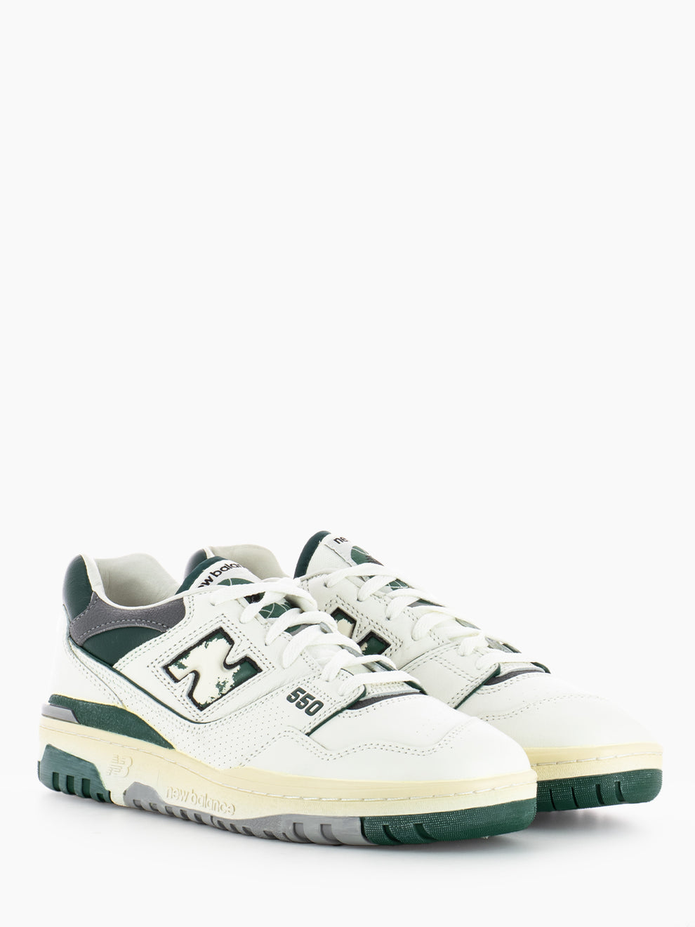 Sneakers Tier 1 leather textile Sea Salt