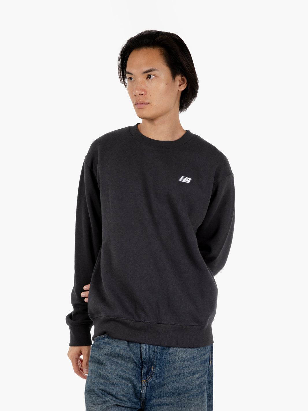 Sport Essentials fleece crew black