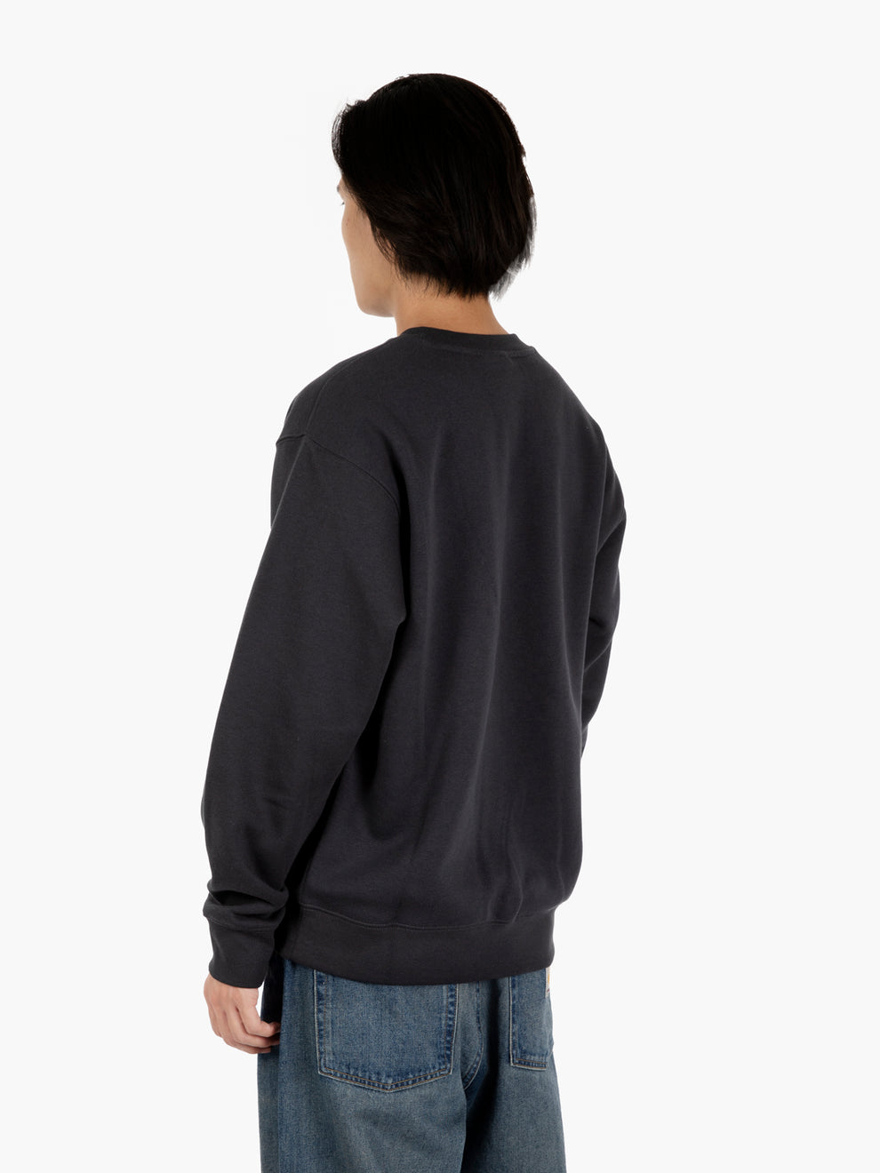 Sport Essentials fleece crew black