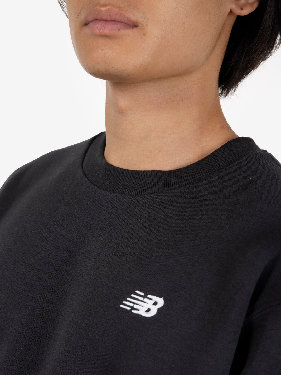 Sport Essentials fleece crew black
