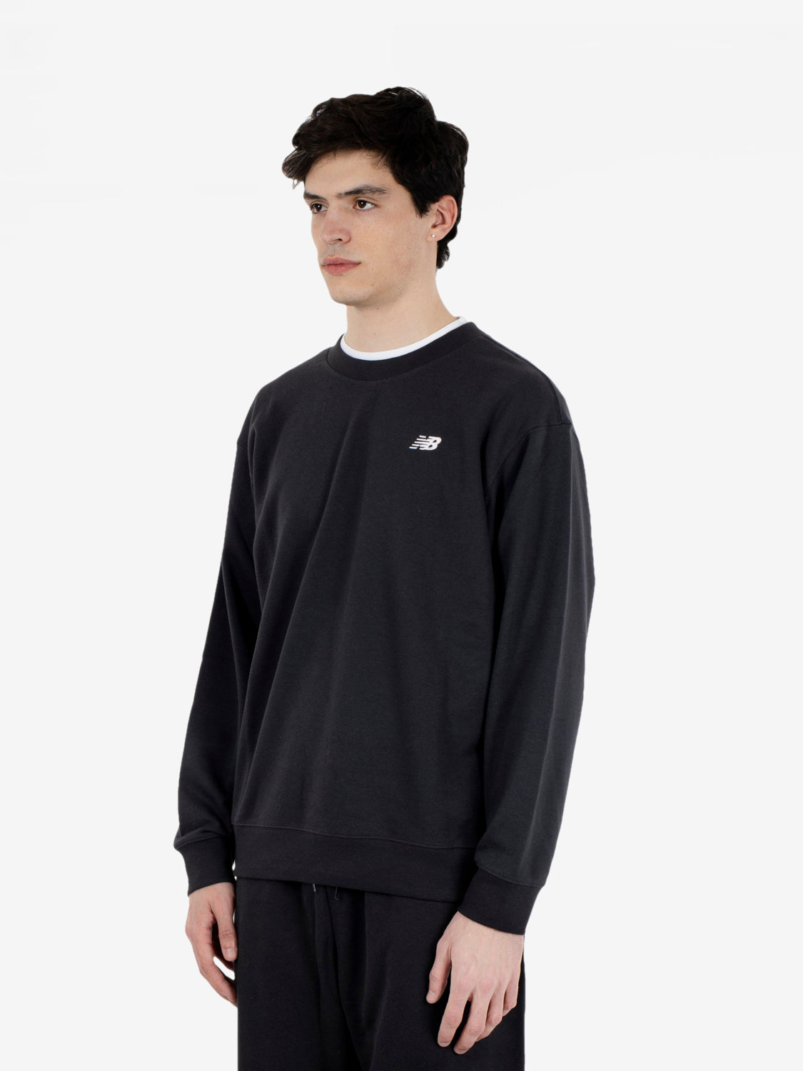 Sport Essentials French Terry crew black