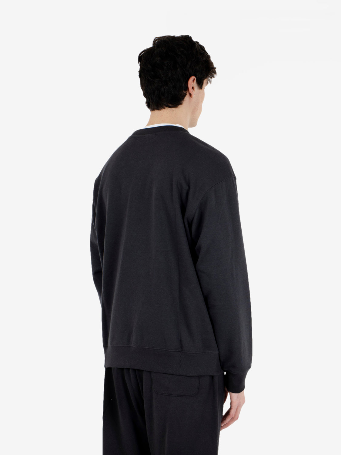 Sport Essentials French Terry crew black