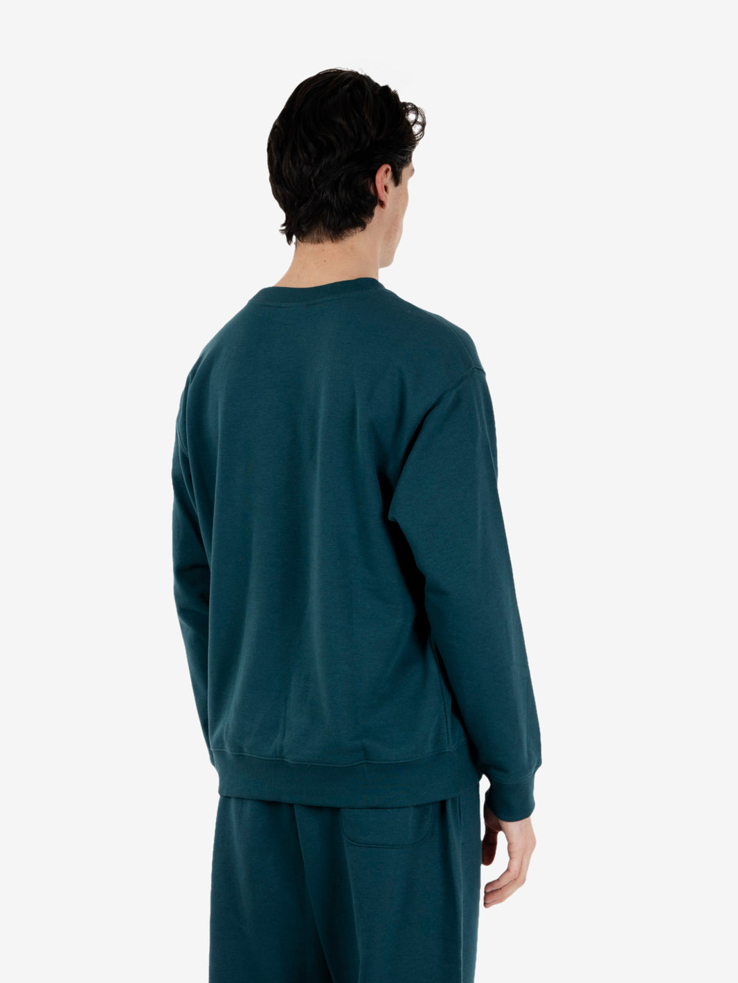 Sport Essentials French Terry crew medusa green