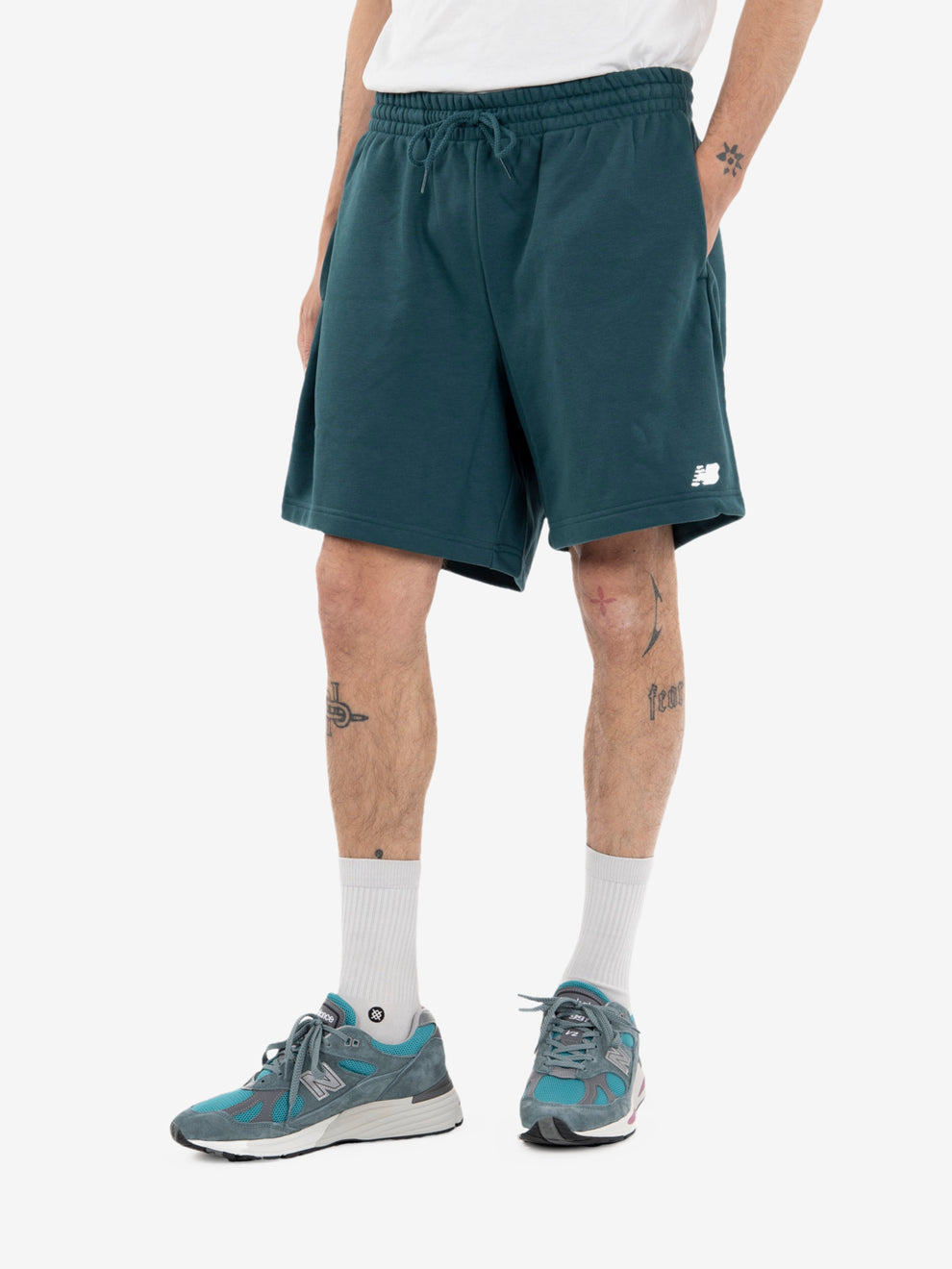 Sport Essentials French Terry short medusa green
