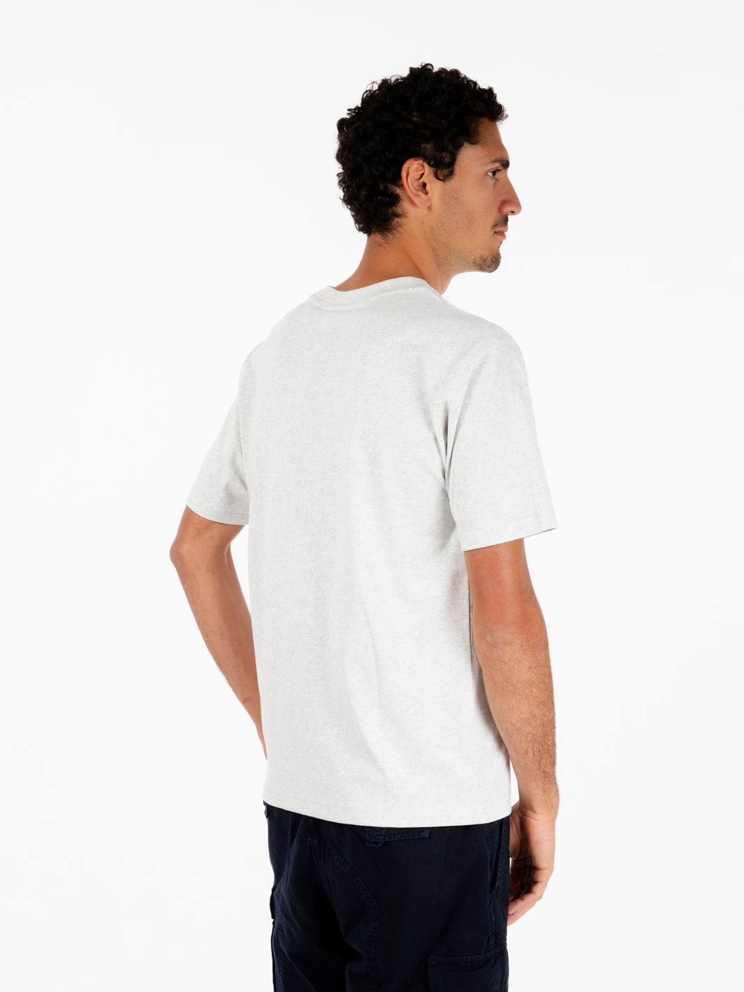 Athletics sport style relaxed ash heather t-shirt