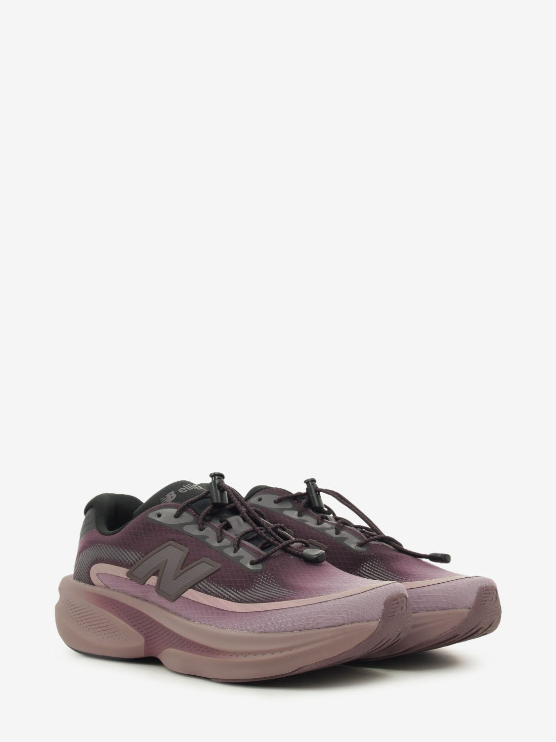 W Ellipse cherry leather
