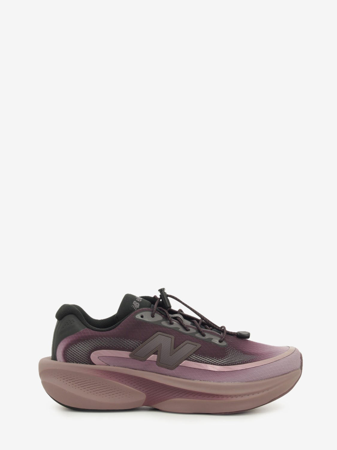 W Ellipse cherry leather