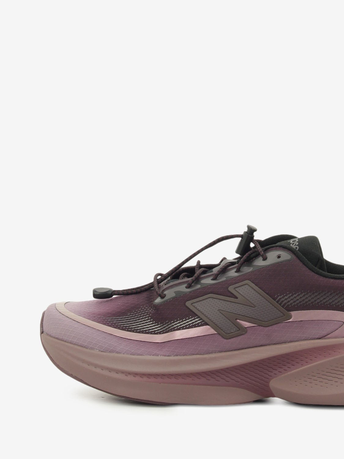 W Ellipse cherry leather