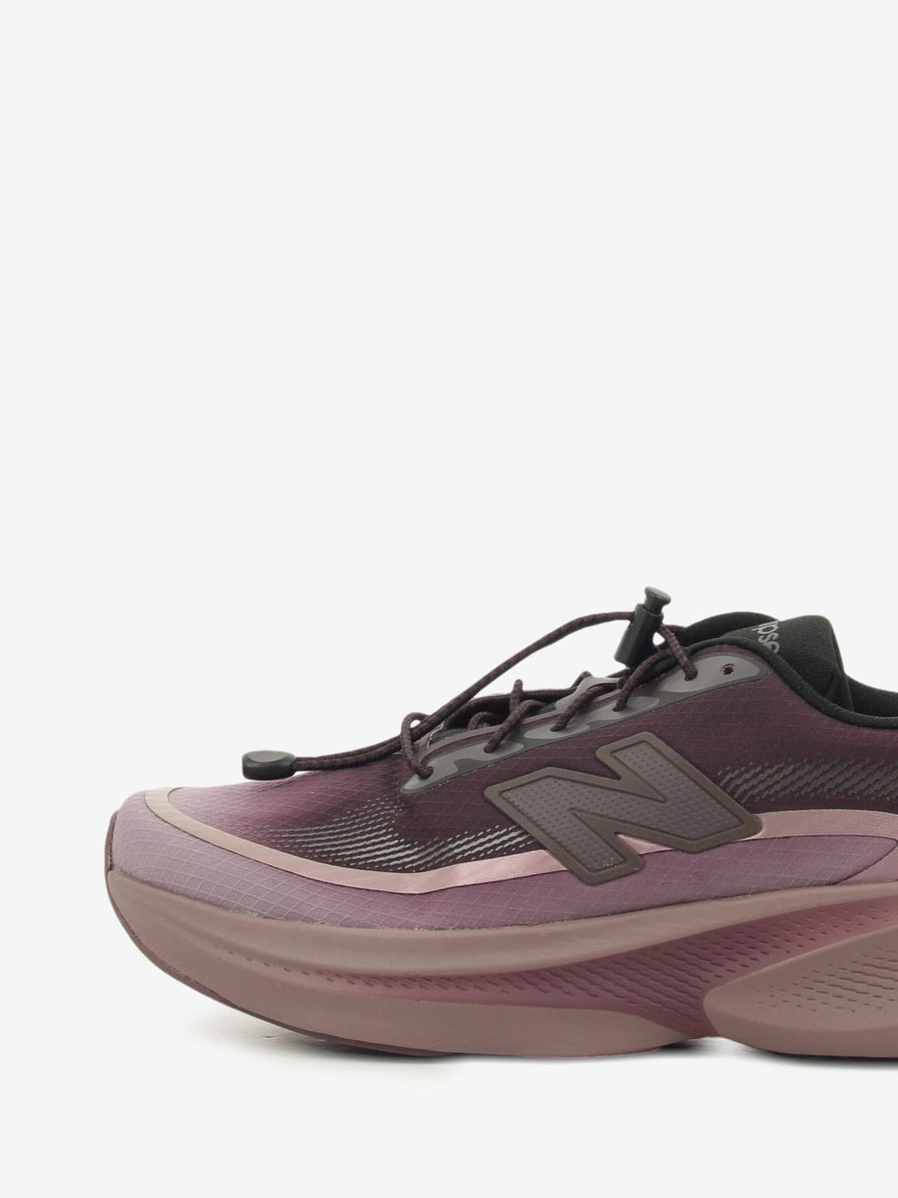 W Ellipse cherry leather