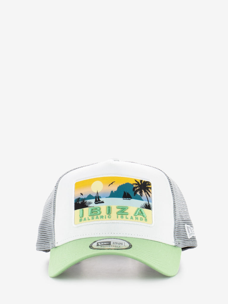 NEW ERA - Cappellino A-Frame Trucker New Era Summer Ibiza green