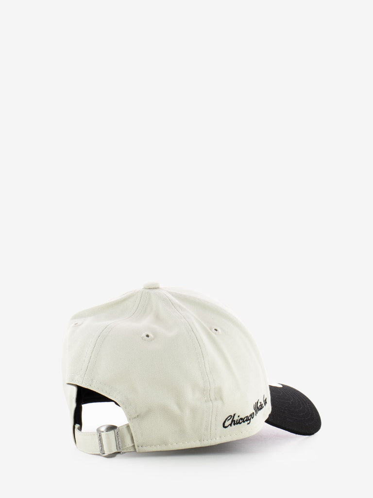 NEW ERA - Cappello Side script 9Forty Chiwhi ivory / black