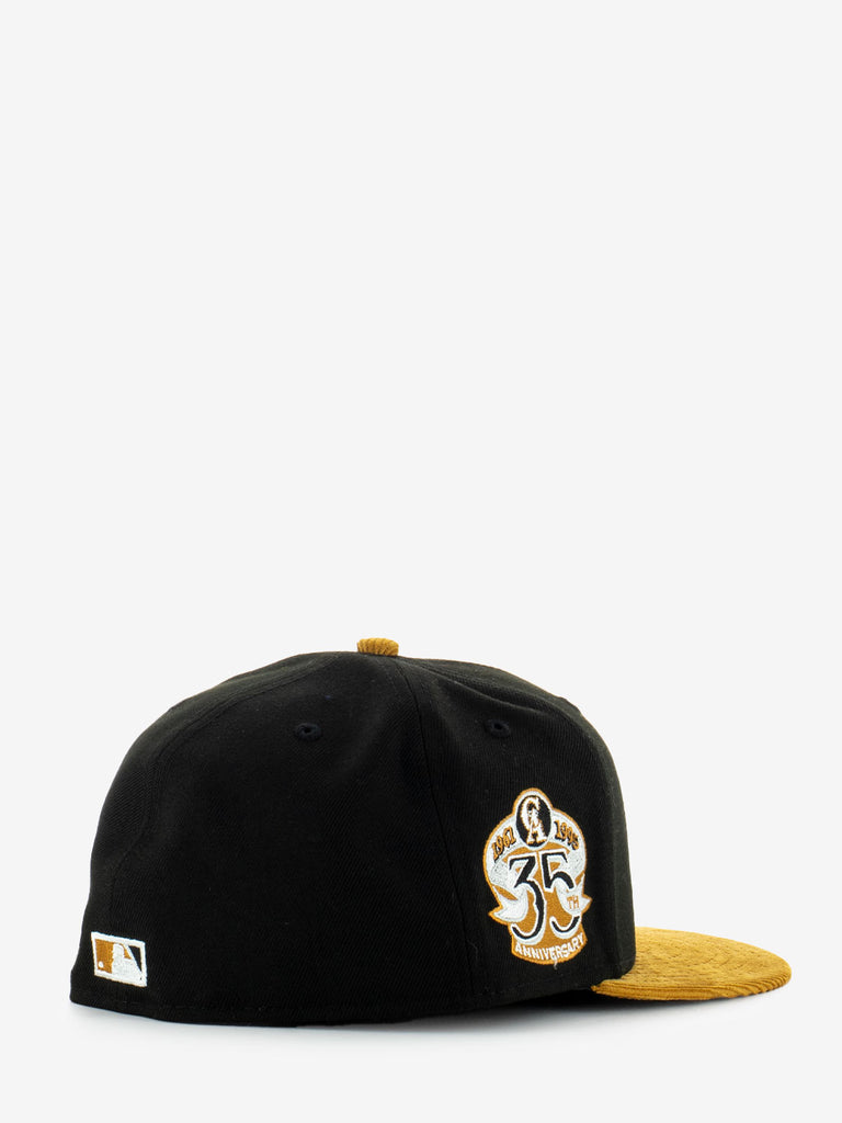 NEW ERA - Contrast cord 59FIfty nero / senape