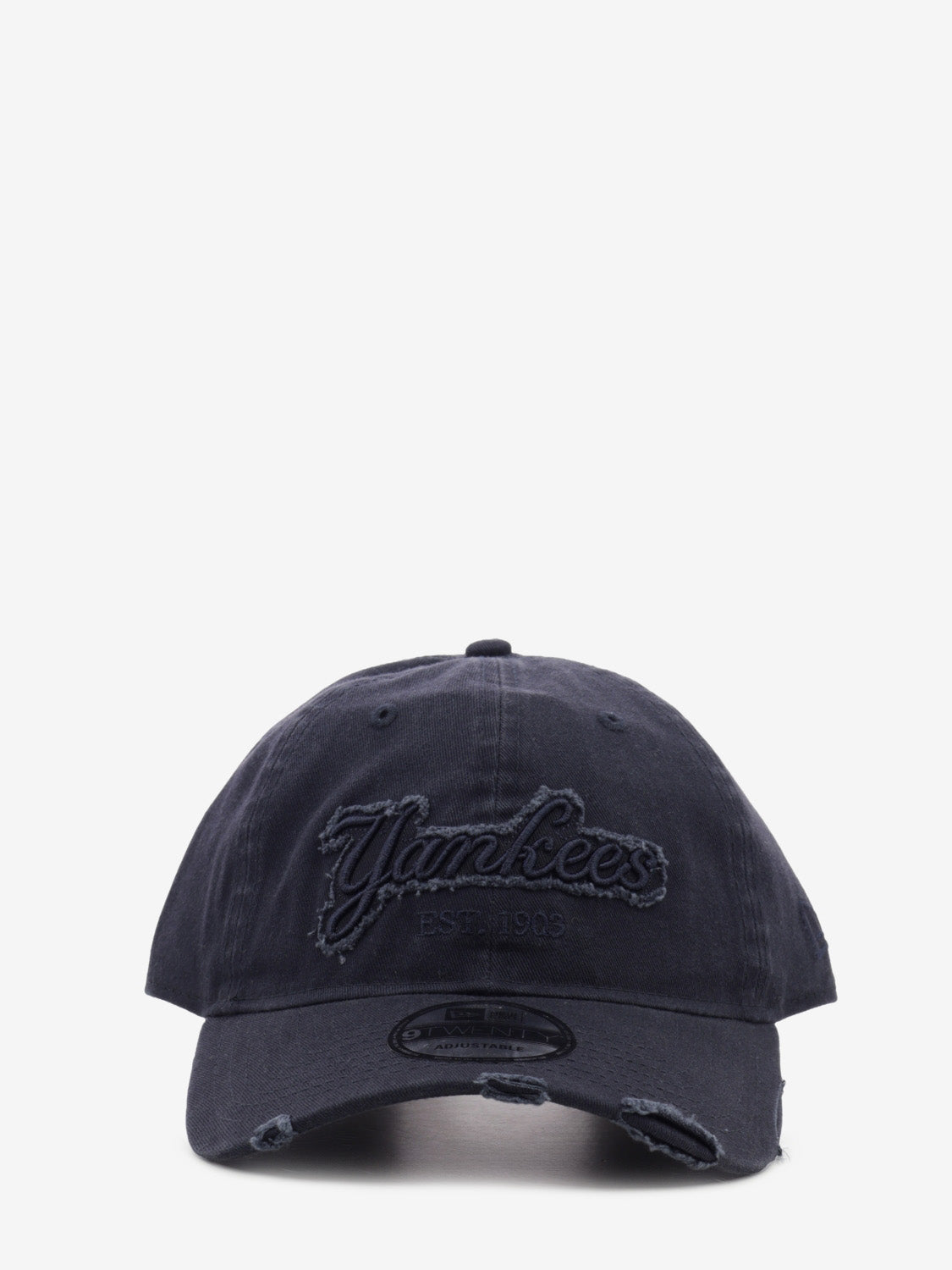 Distressed wordmark 9twenty navy