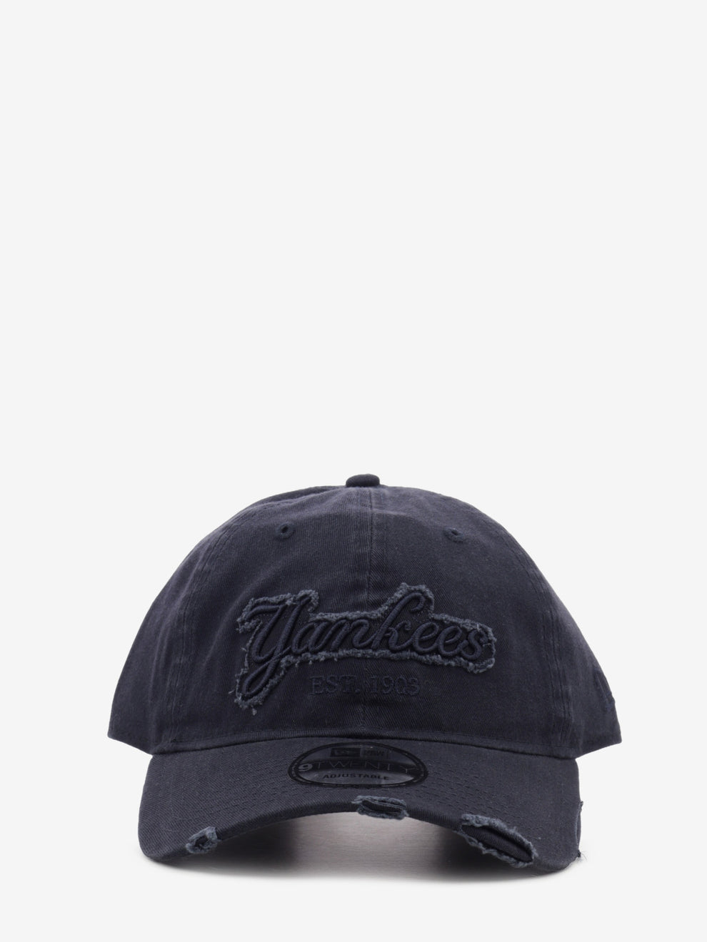 Distressed wordmark 9twenty navy