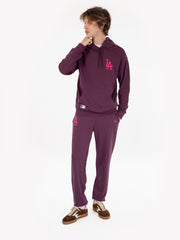 NEW ERA - Felpa League essentials hoody losdod viola