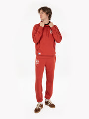 NEW ERA - Felpa league essentials hoody neyyan rosso