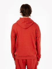 NEW ERA - Felpa league essentials hoody neyyan rosso