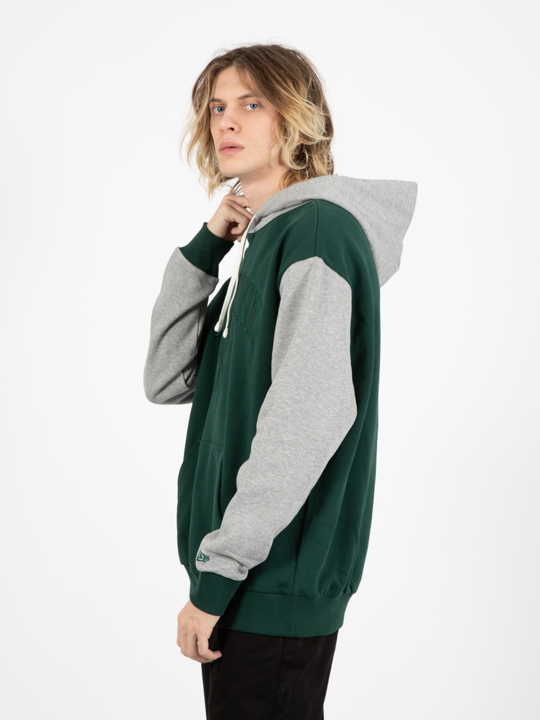 Felpa Oversize New York Yankees verde / grigio
