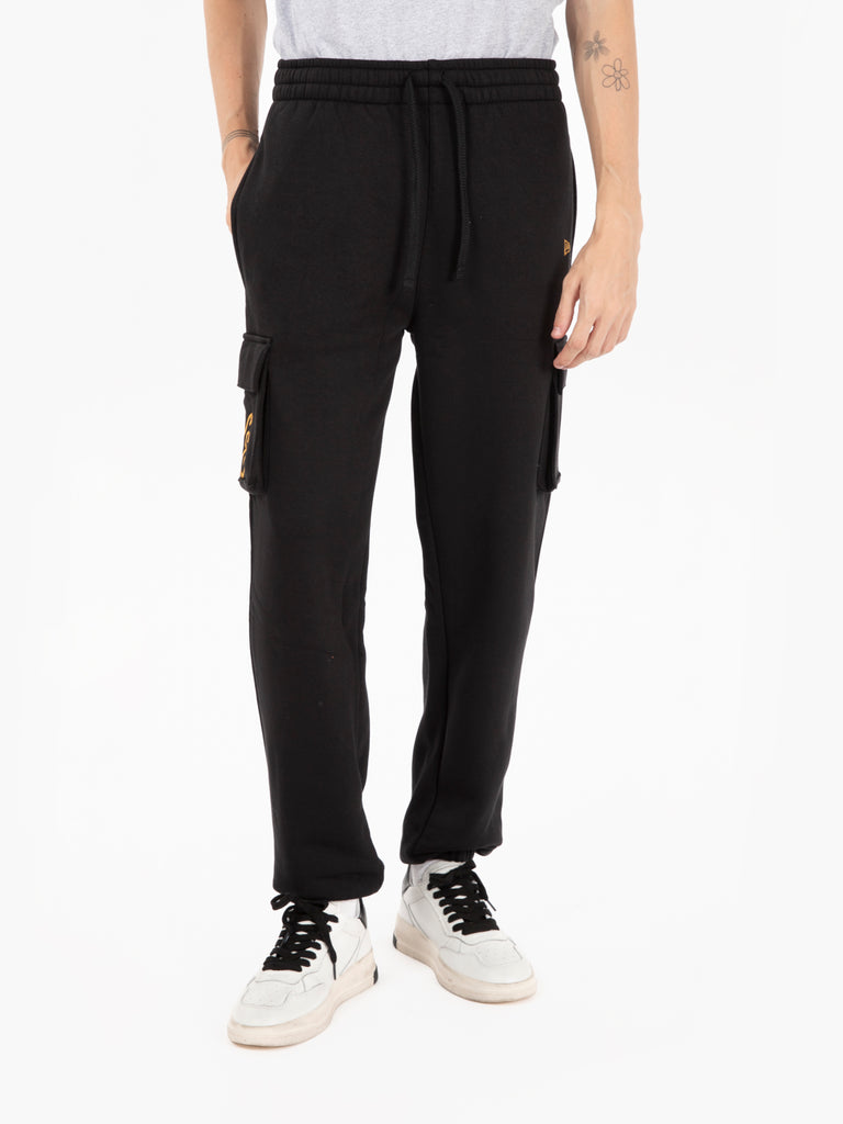 NEW ERA - Pantaloni joggers cargo black