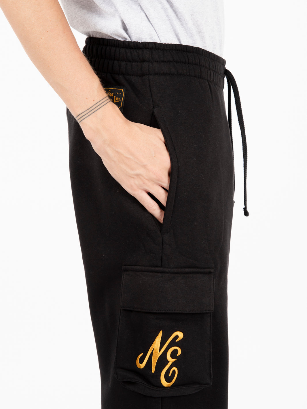 Pantaloni joggers cargo black