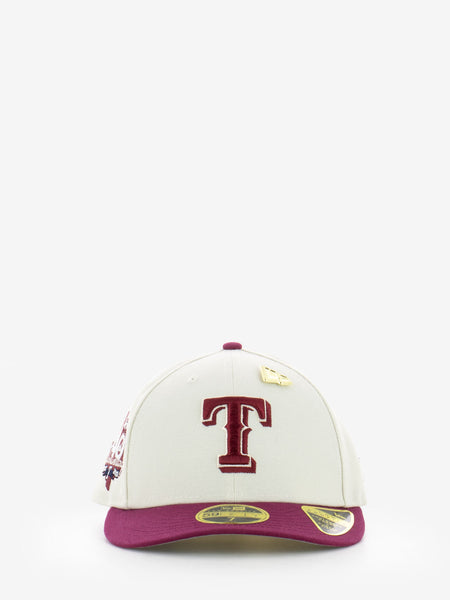 Pin 59Fifty LP Texranco Ivory / Red