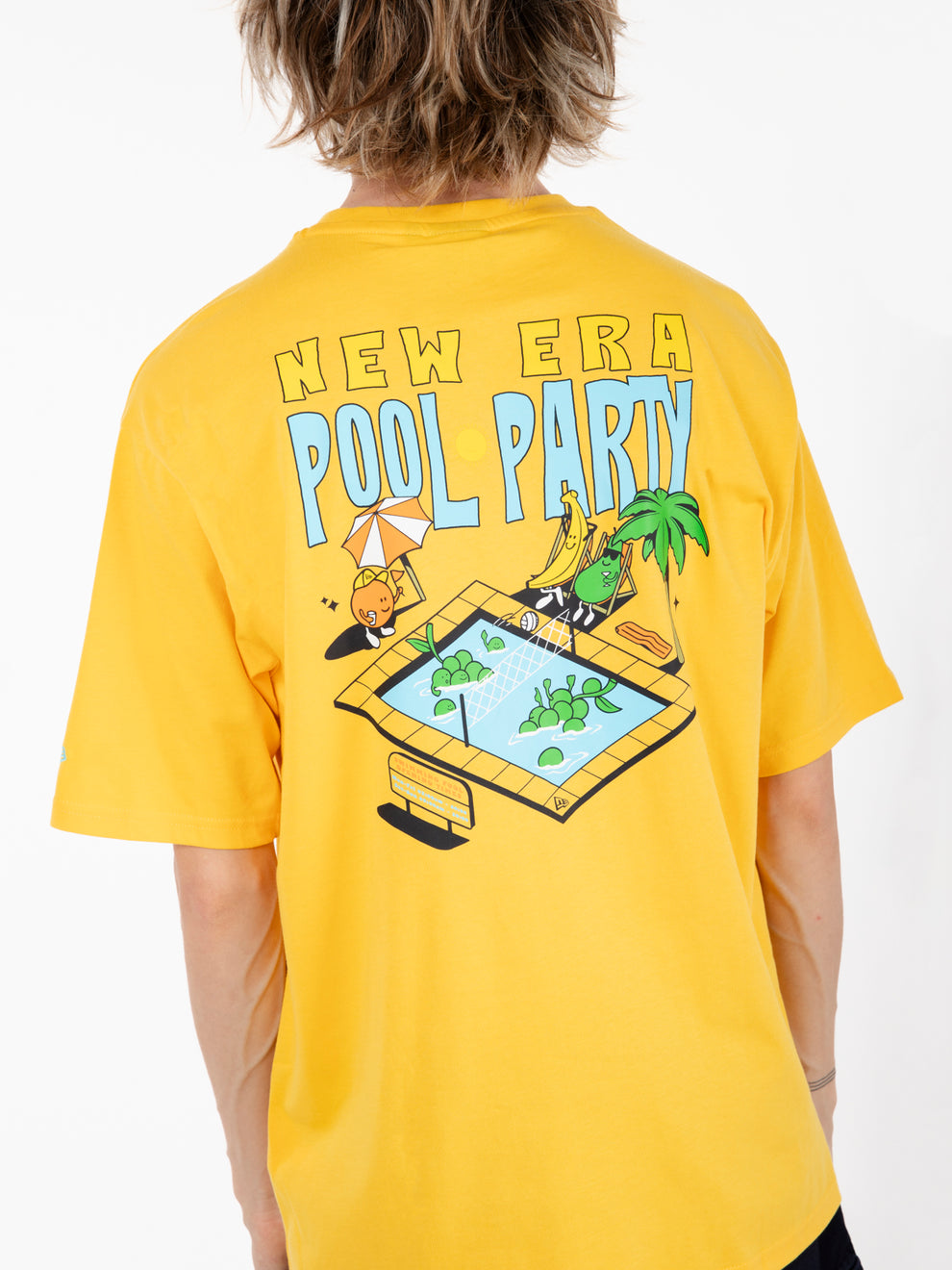 T-shirt lifestyle med yellow