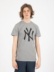 NEW ERA - T-shirt New York Yankees team logo grigia