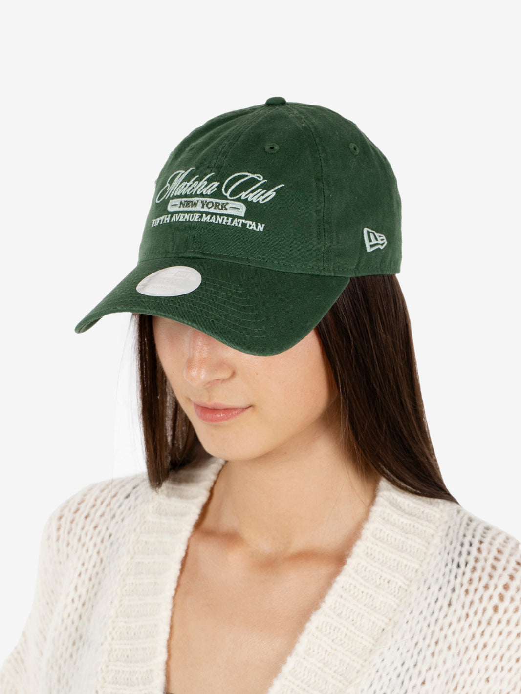 Wmns Matcha slogan 9Twenty dark green