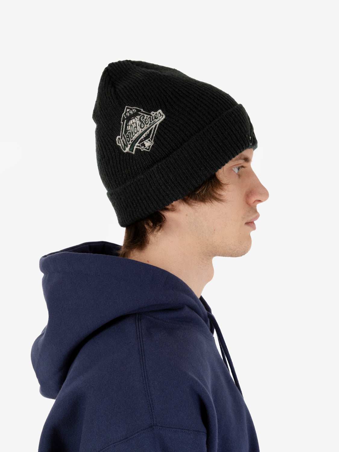 WS Patch beanie dark green