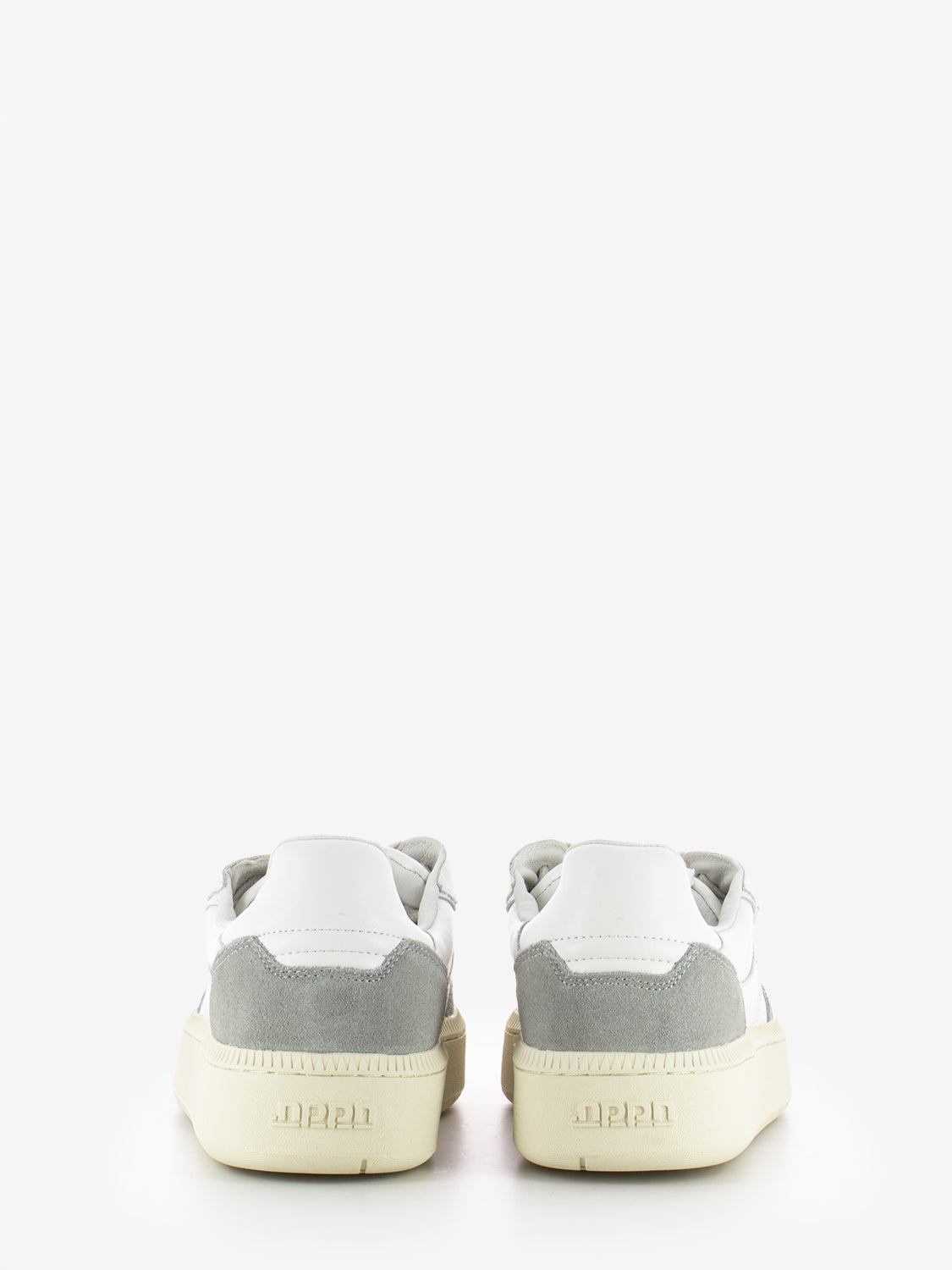Sneakers leather white / grey