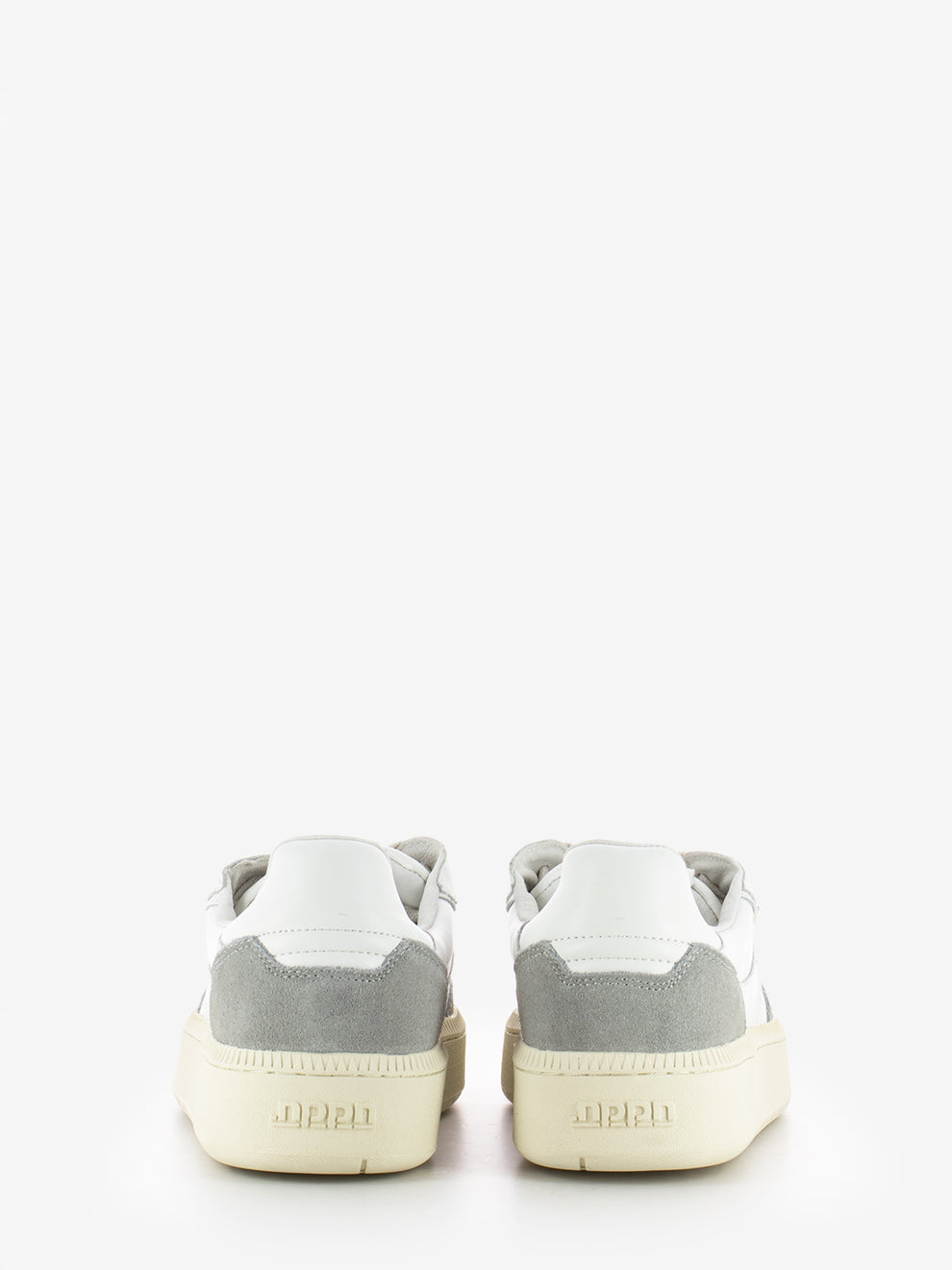 Sneakers leather white / grey