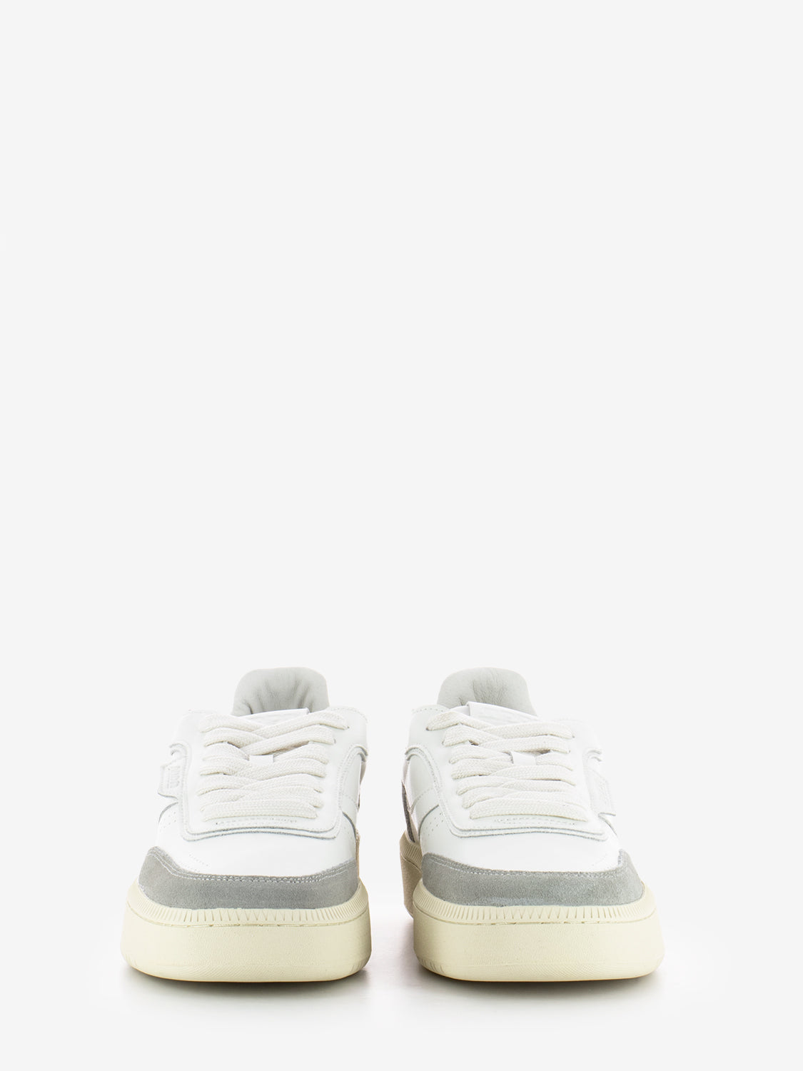 Sneakers leather white / grey