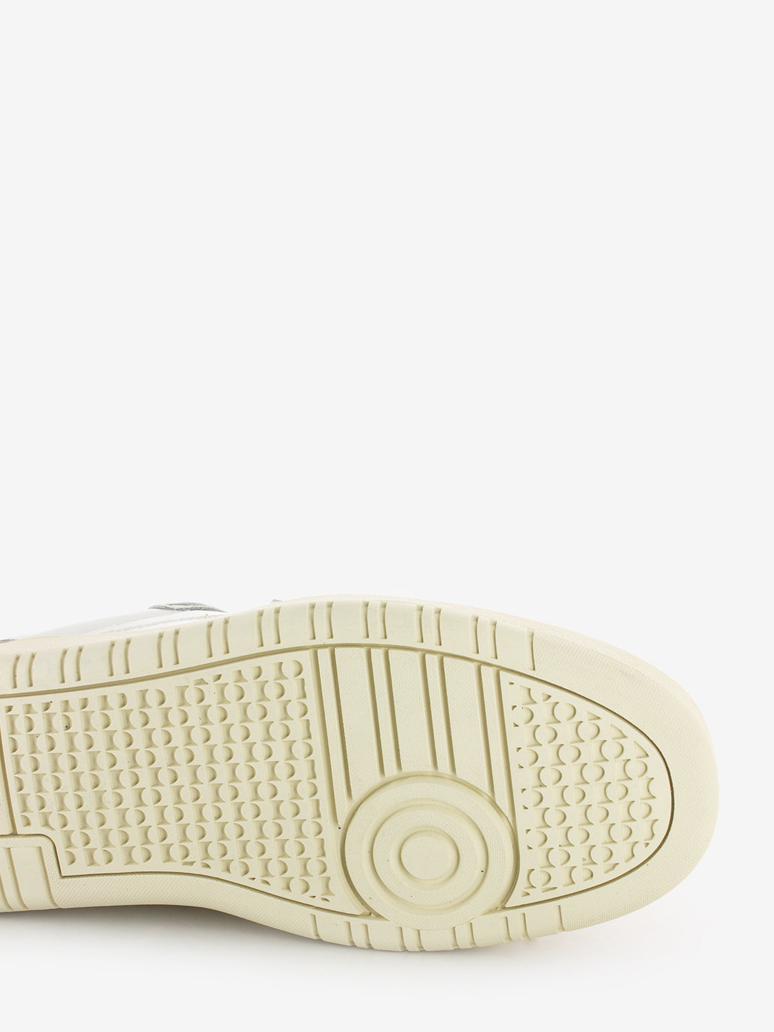 Sneakers leather white / grey
