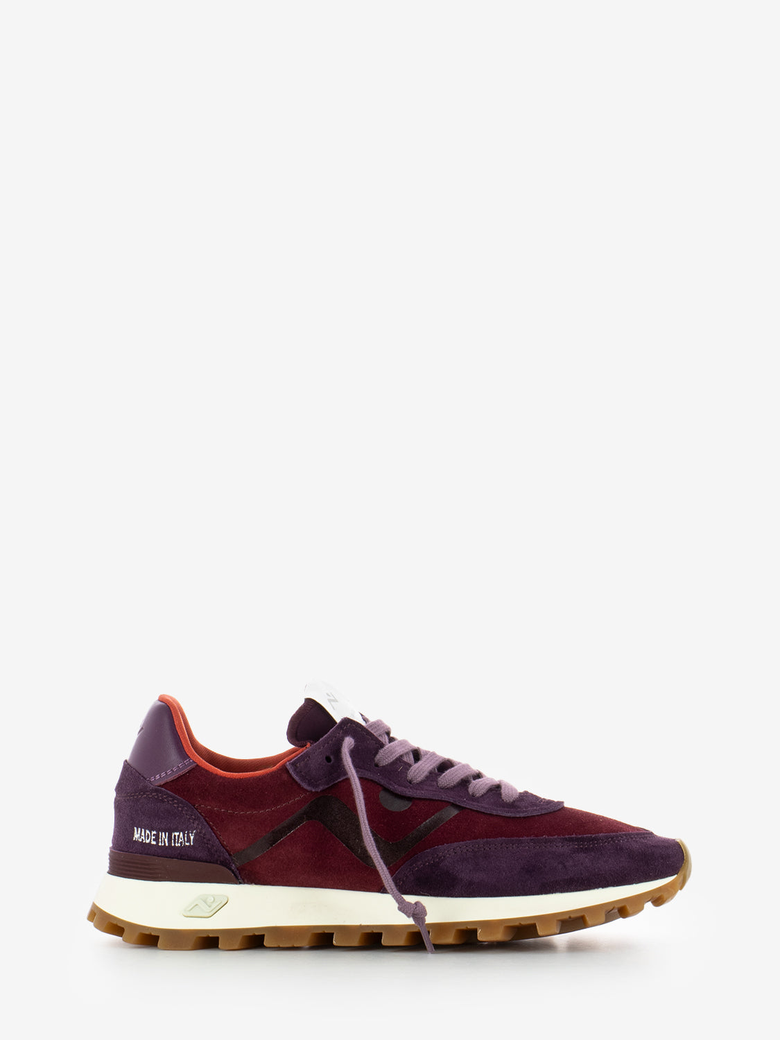 Sneakers in camoscio Veloce Deluxe bordeaux
