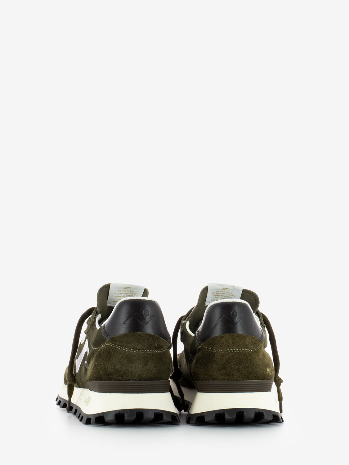 Veloce Deluxe hunter green / dark brown sneakers