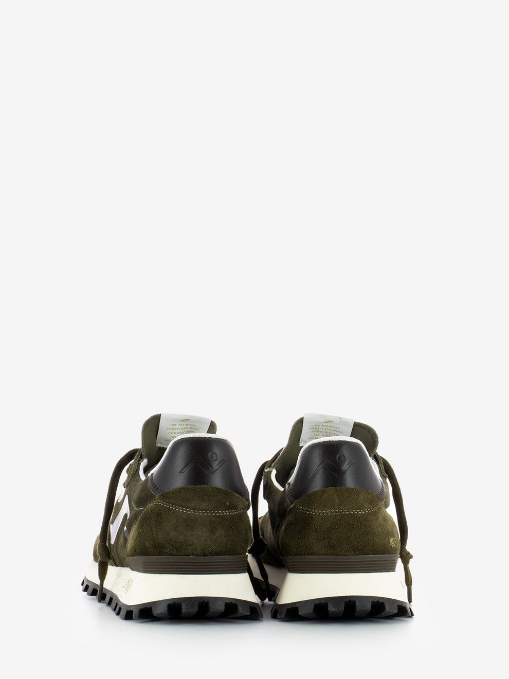 Veloce Deluxe hunter green / dark brown sneakers
