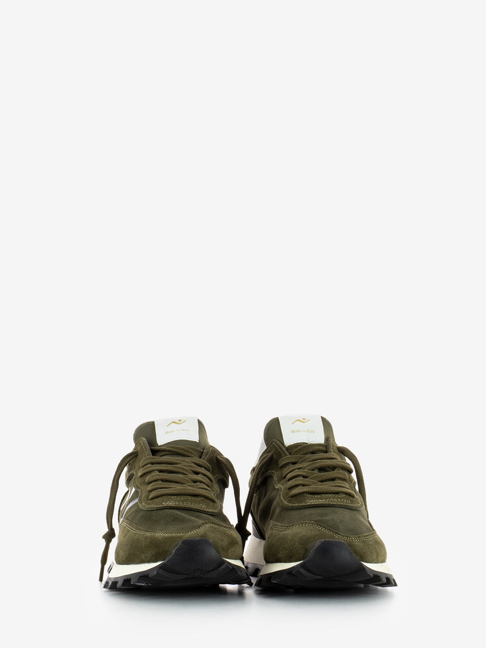 Veloce Deluxe hunter green / dark brown sneakers