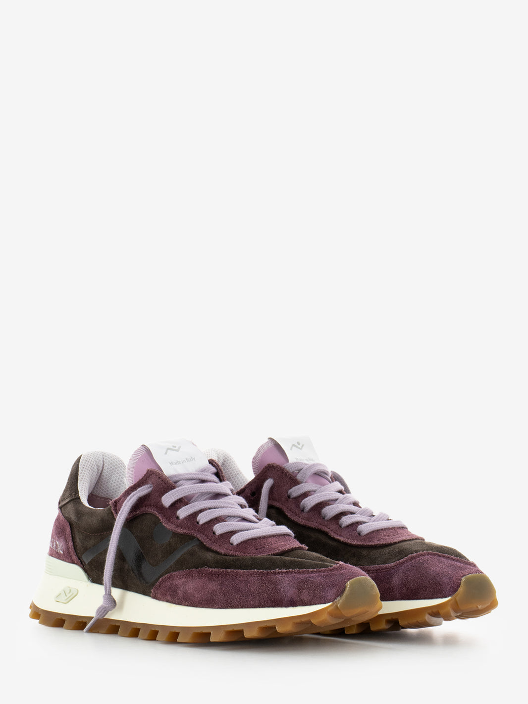 Veloce Sneakers in purple suede