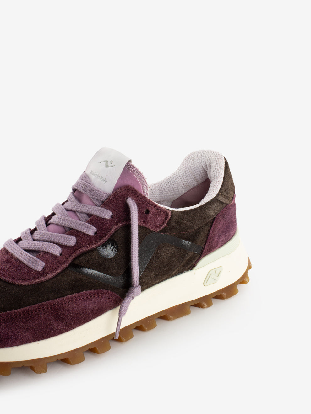 Veloce Sneakers in purple suede