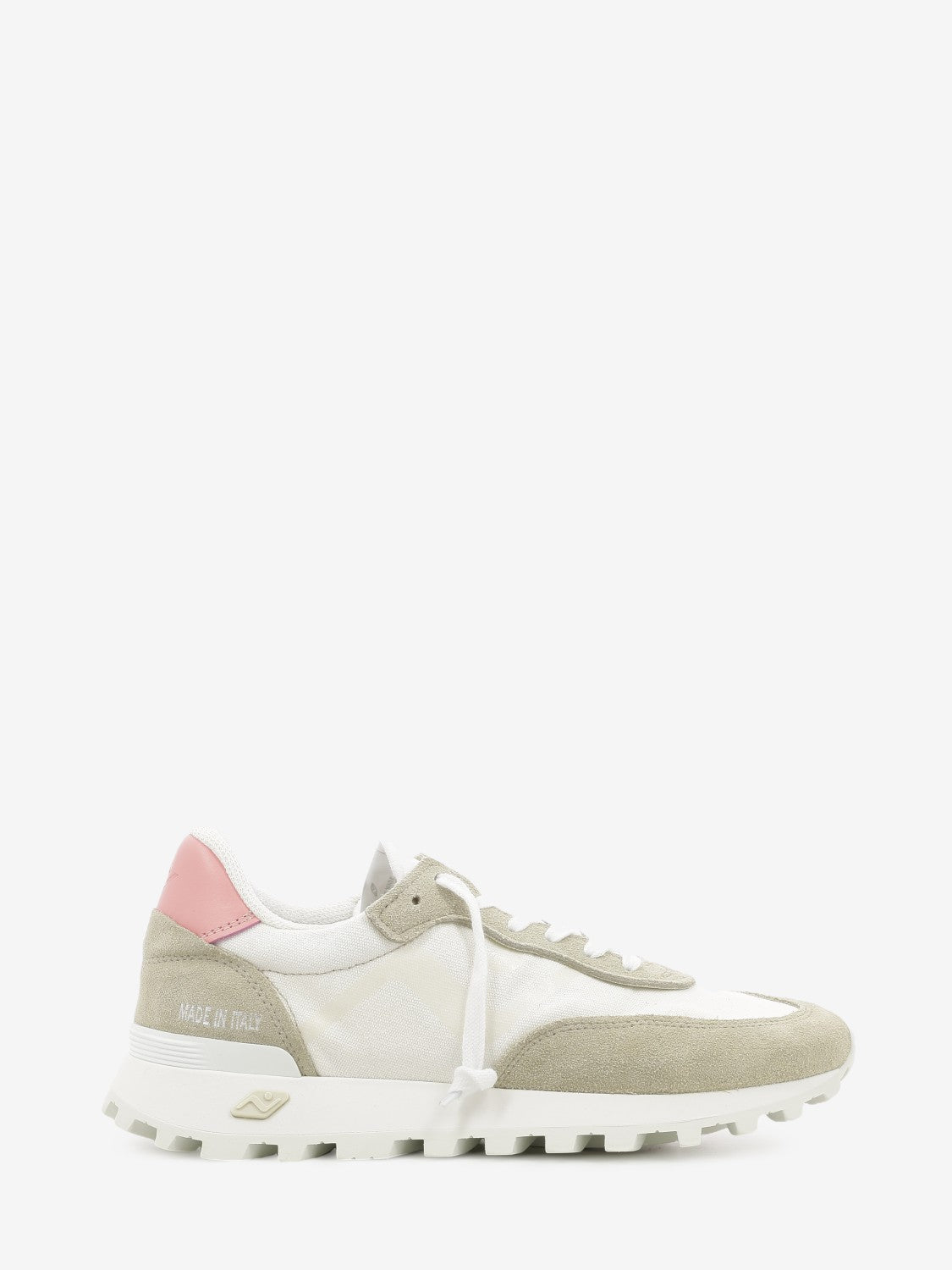 Sneakers Veloce water washed white / flamingo pink