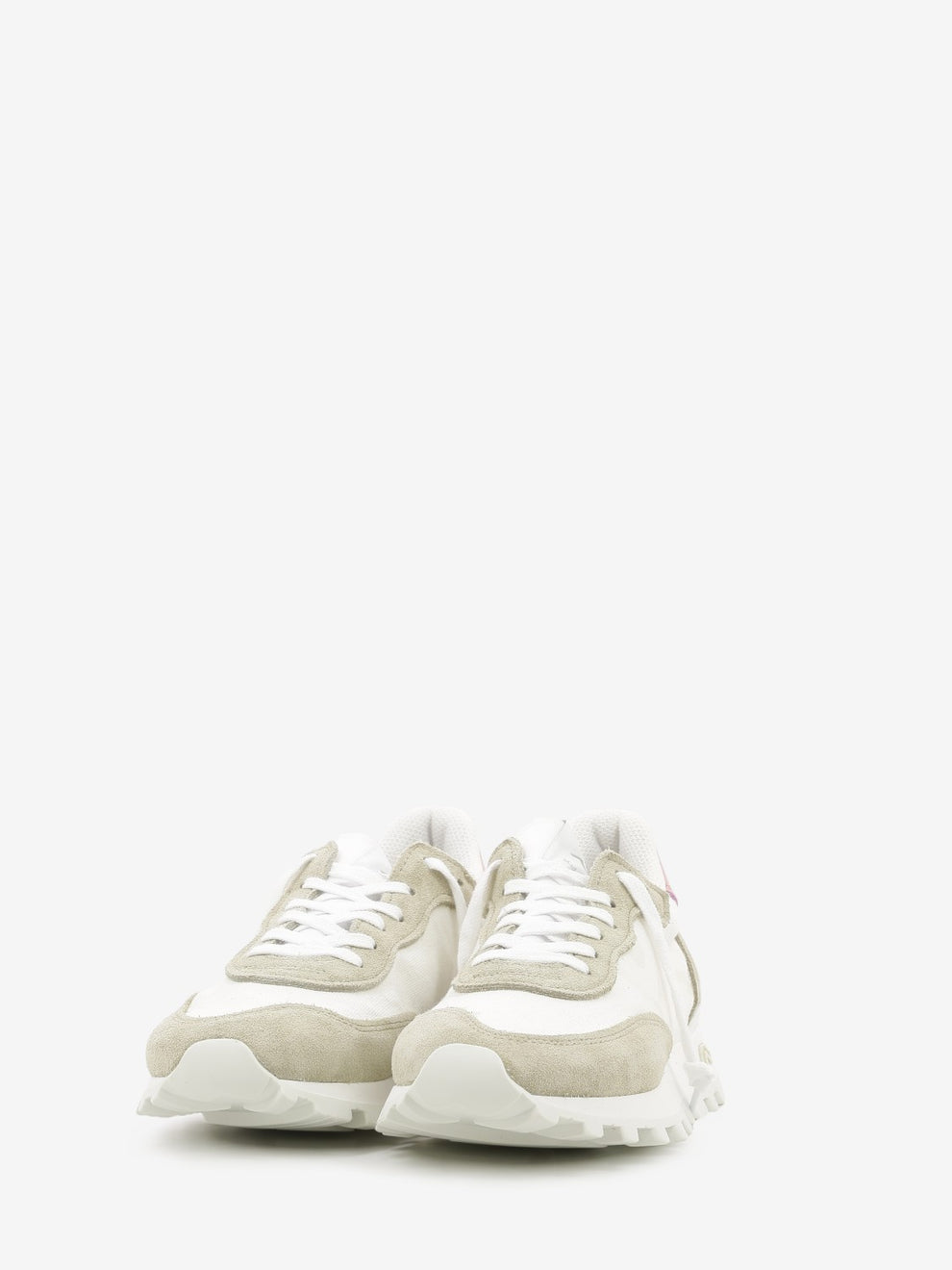 Sneakers Veloce water washed white / flamingo pink