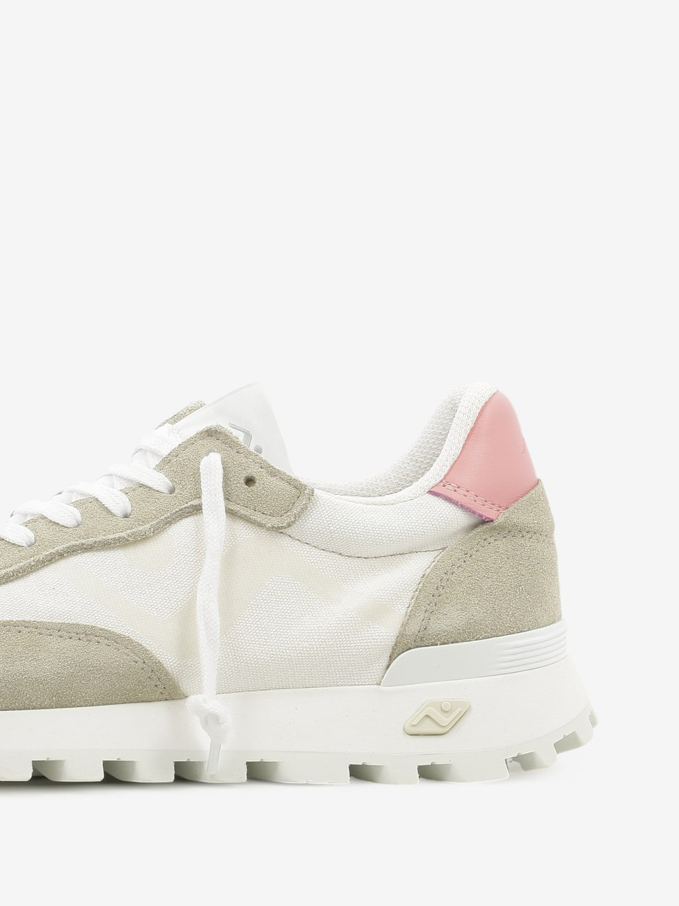 Sneakers Veloce water washed white / flamingo pink