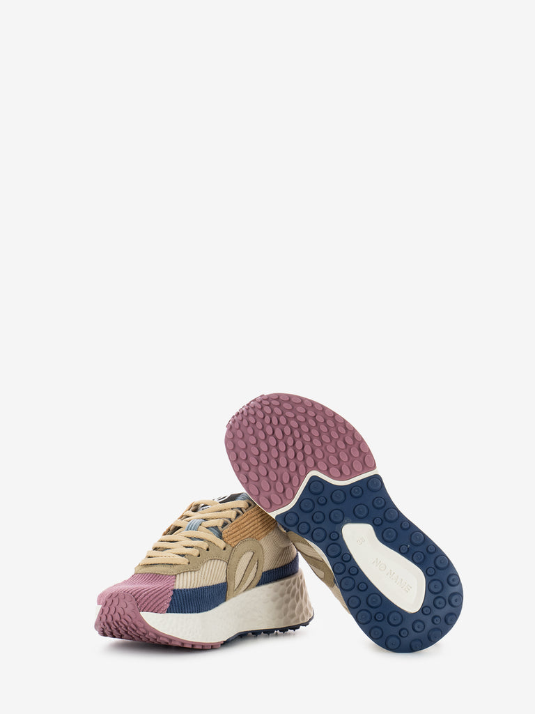 NO NAME - Sneakers Carter Runner Daddy beige / pink