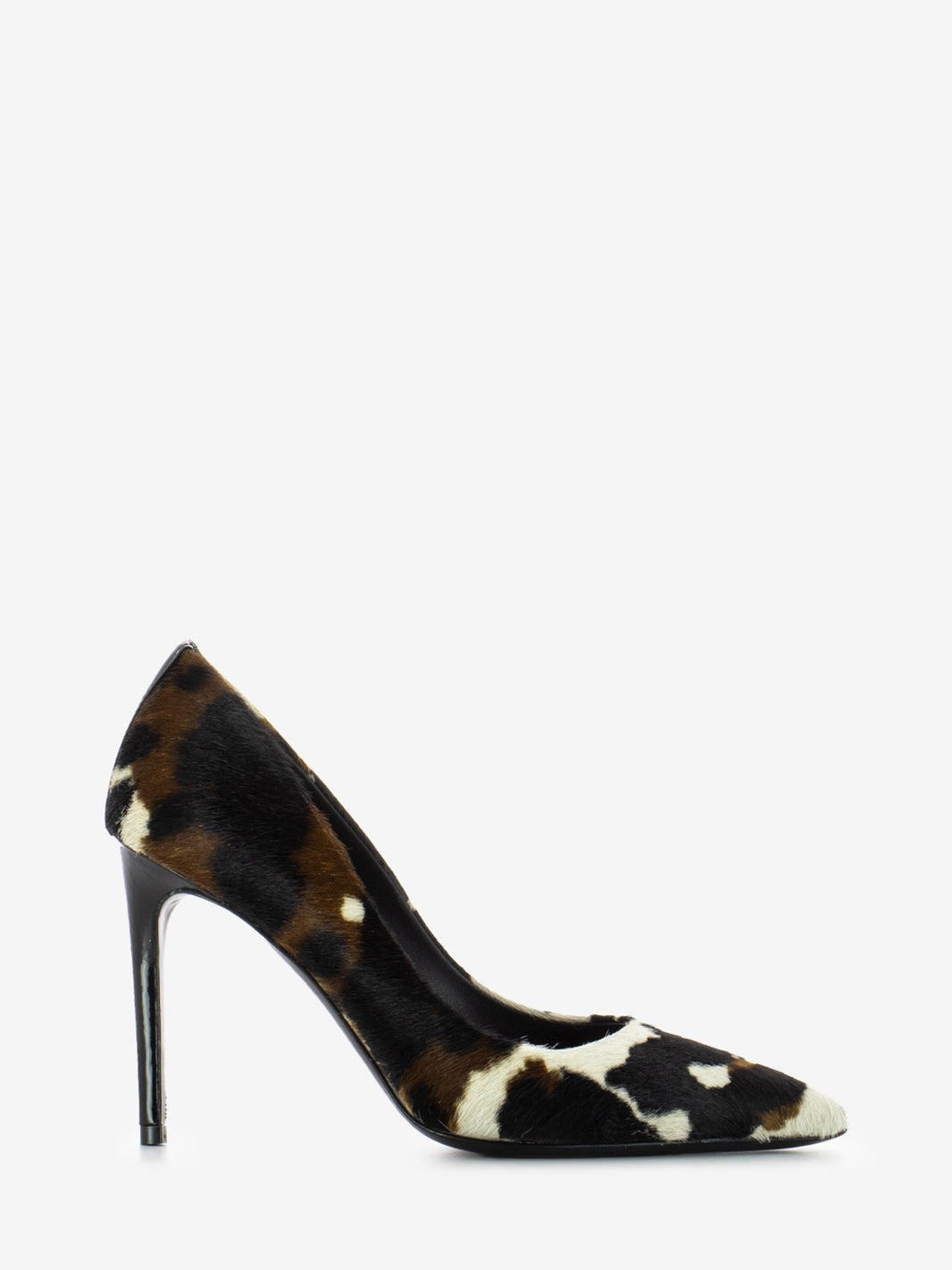 Animal print pony skin décolleté