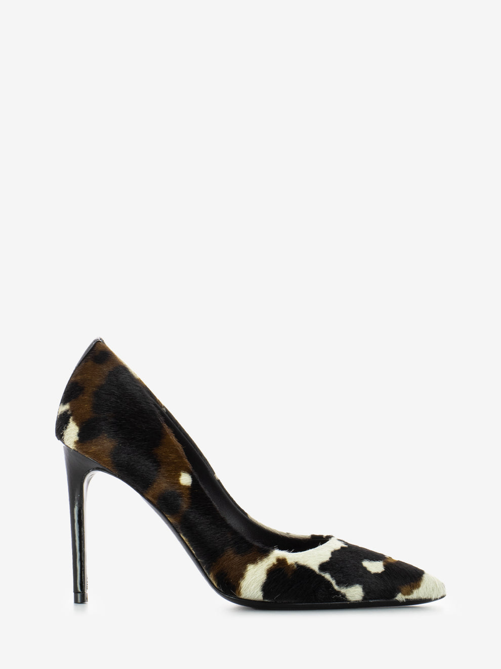 Animal print pony skin décolleté