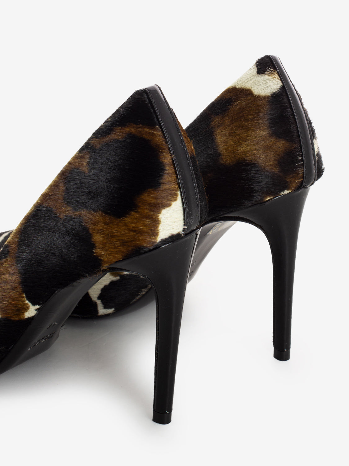 Animal print pony skin décolleté