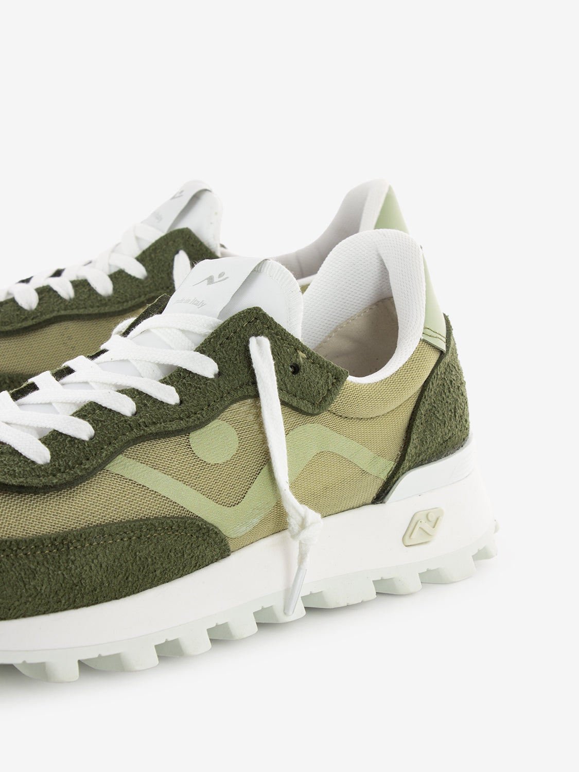 Veloce animal free Moss Green / Sage sneakers