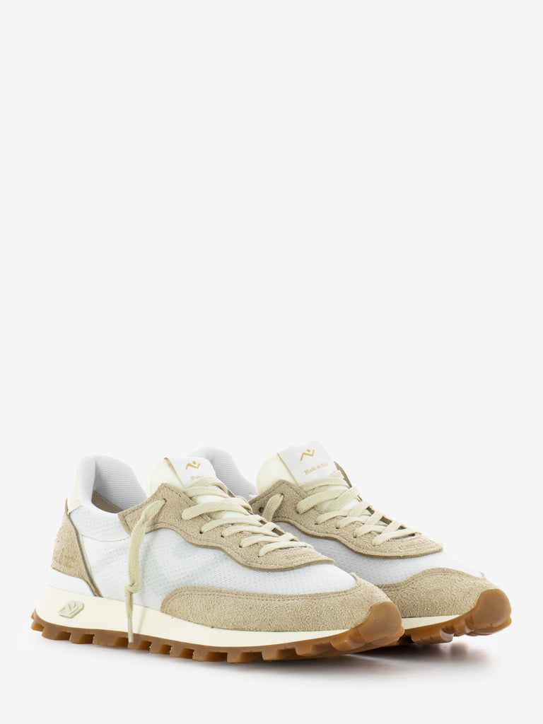 NOMAD SOCIETY - Sneakers Veloce animal free white / oat