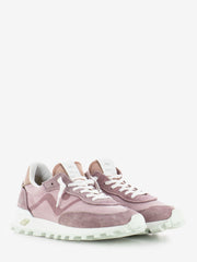 NOMAD SOCIETY - Sneakers Veloce water washed crepe pink / tea rose