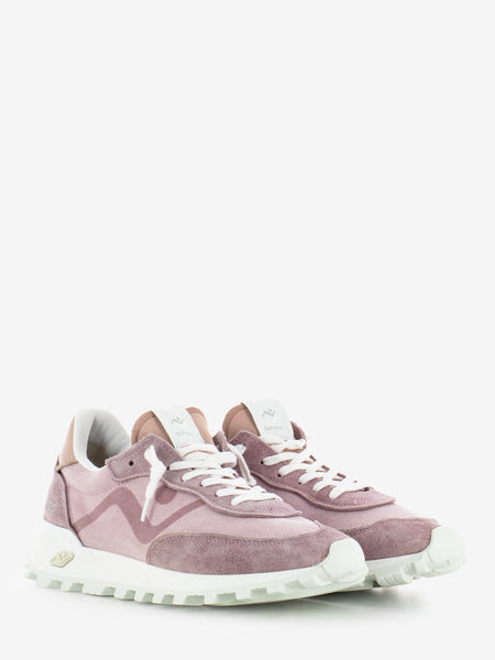 Sneakers Veloce water washed crepe pink / tea rose